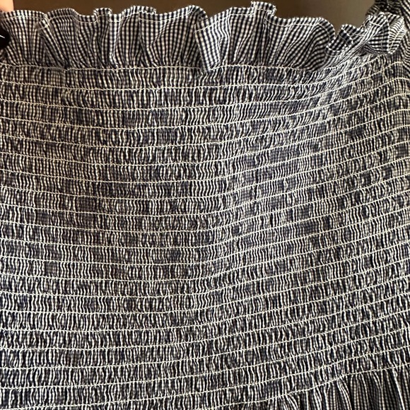 HILL HOUSE | Rare Navy Gingham Nesli Nap Dress | Women's Size Large - Picture 3 of 7